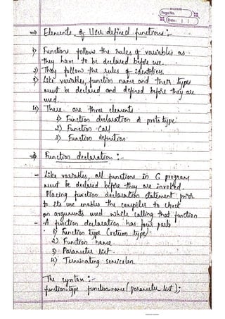 Functions and Recursion