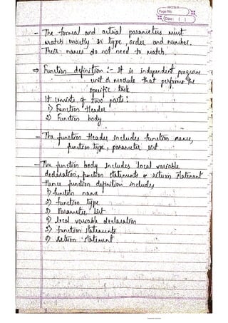 Functions and Recursion