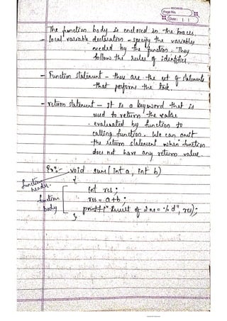 Functions and Recursion