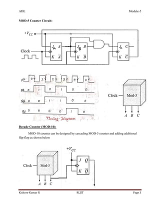 Mod5 Counter Waveform 15CS32 ADE Module 5 | PDF