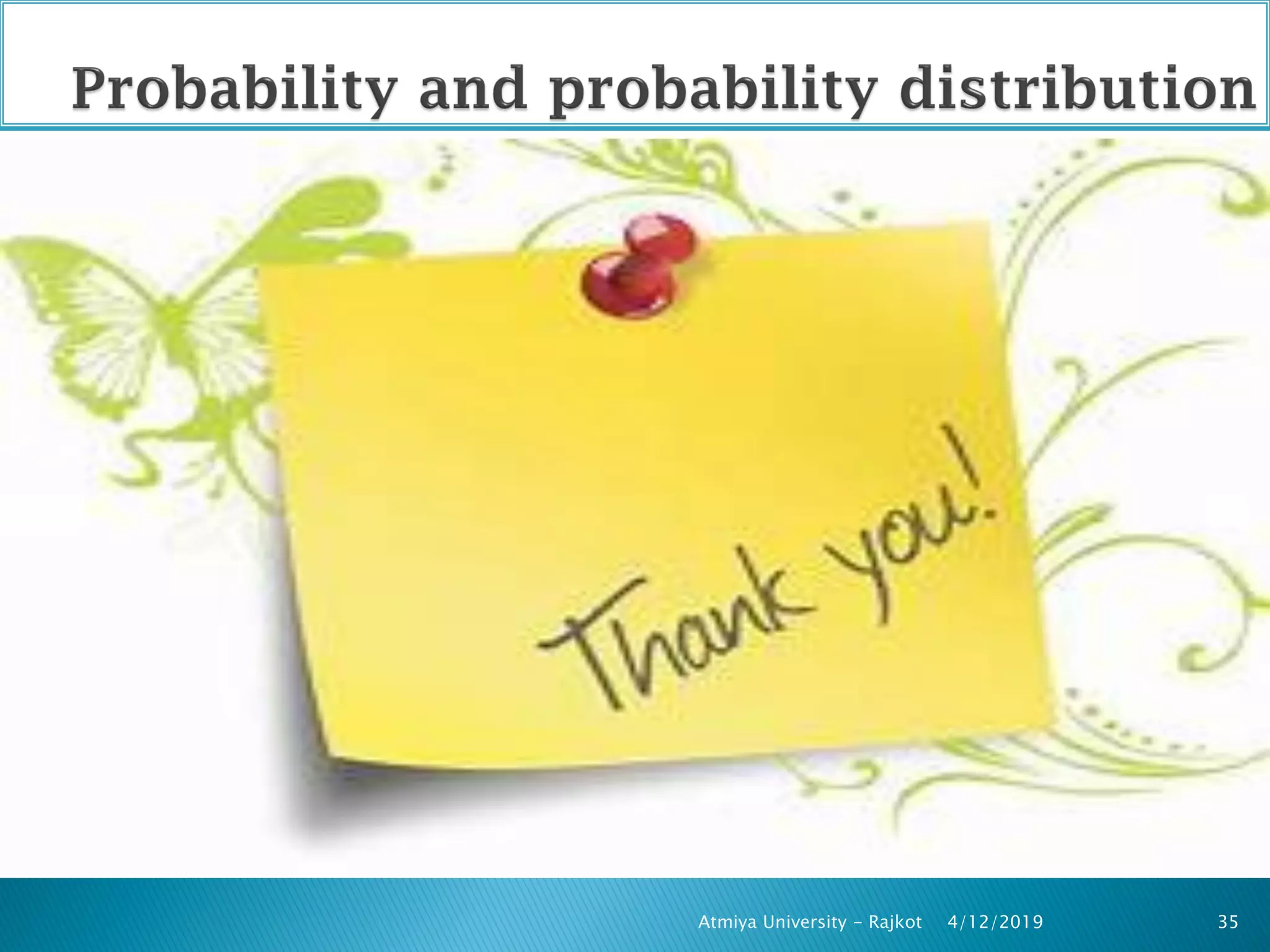 Random variable and probability distribution pdf