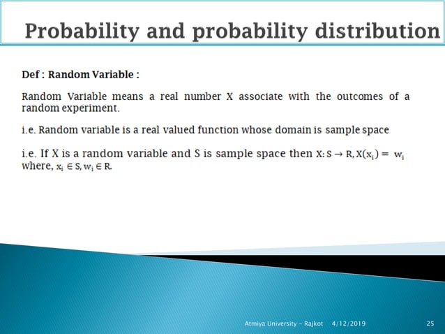 Random Variable and Probability Distribution | PDF
