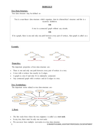Trees and Graphs in data structures and Algorithms | DOCX