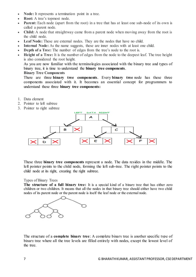 Trees and Graphs in data structures and Algorithms | DOCX