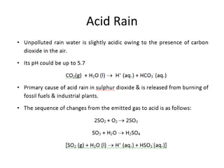 Acid Rain
 