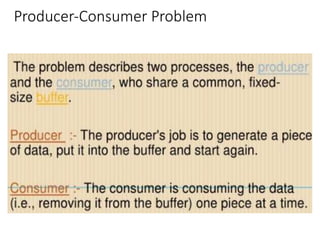 Producer-Consumer Problem
 