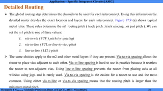 Pitch Routing Track Application Specific Integrated Circuit Module 5 Notes | PDF
