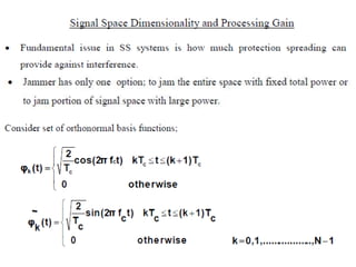 Spread Spectrum Modulation