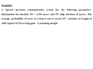 Spread Spectrum Modulation