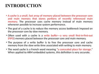 Comprehensive Overview of Cache Memory Architecture and Functionality ...
