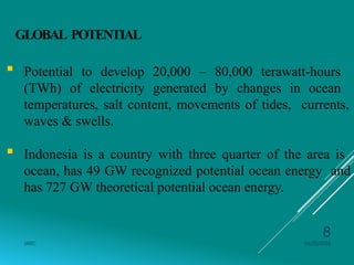 Module-5 Ocean and Tidal energy .pptx