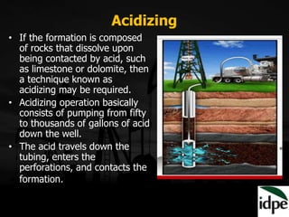 Acid Off Loading Fundamentals of Petroleum Engineering Module 6 | PPTX