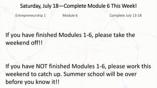 Module 6-assignments ppt | PPT