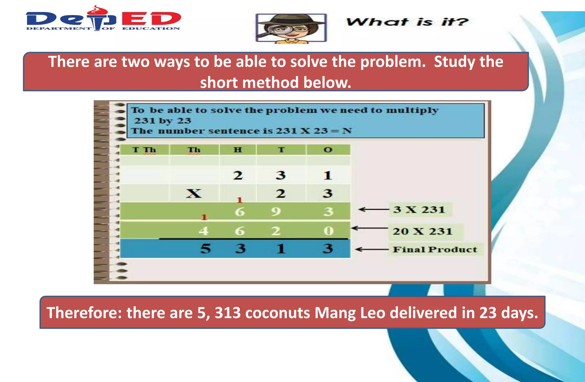 Multiplying 3-digit numbers by 2-digit numbers | PPTX