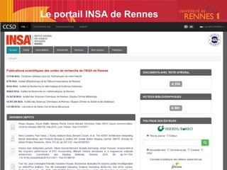 Le portail INSA de Rennes
 