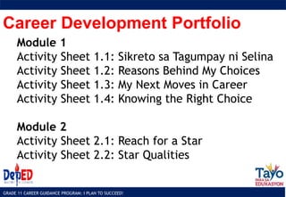 CGP Module 8: I Plan to Succeed! | PPTX