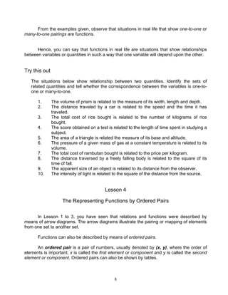Module functions | PDF