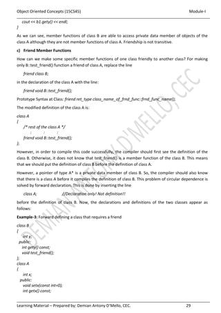 JAVA - VTU - Object oriented Concepts - 18CS45 - Module I | PDF