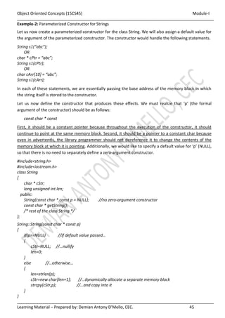 JAVA - VTU - Object oriented Concepts - 18CS45 - Module I | PDF