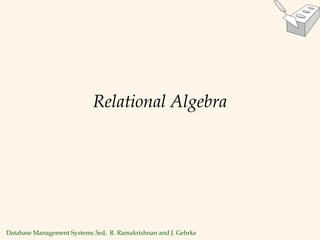 Relational algebra and relational calculus | PPT