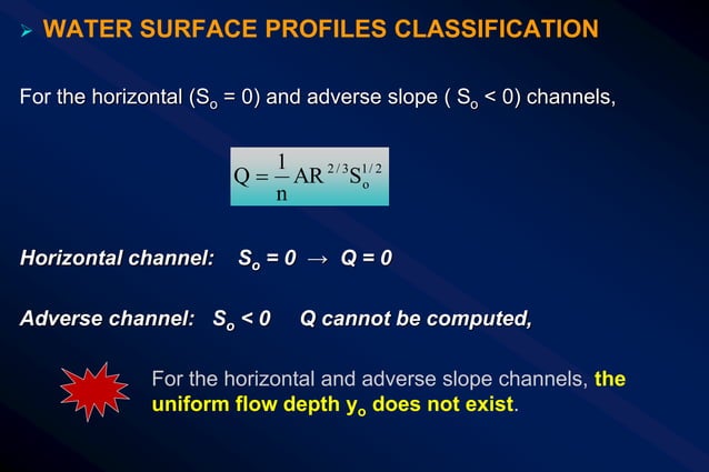 Module Iii Varried Flow Pptx Gvf Definition Water Surface Profile