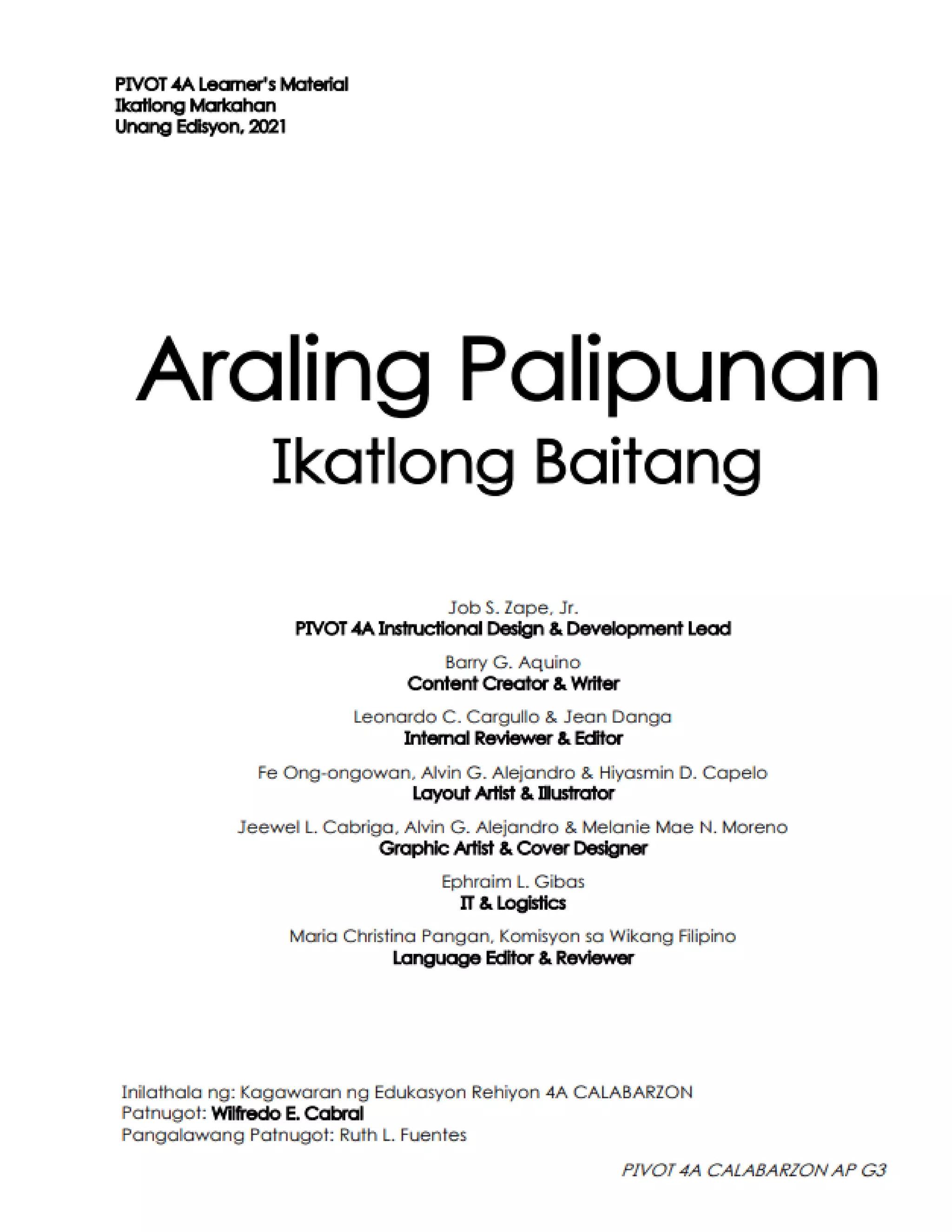 Module in-ap-3rd-quarter