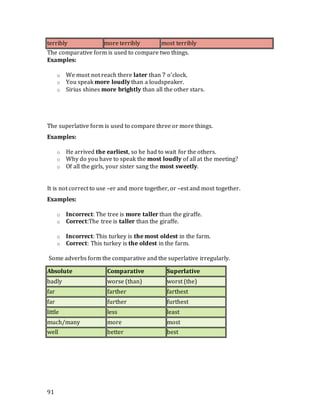 Parts of Speech - English Module | DOCX