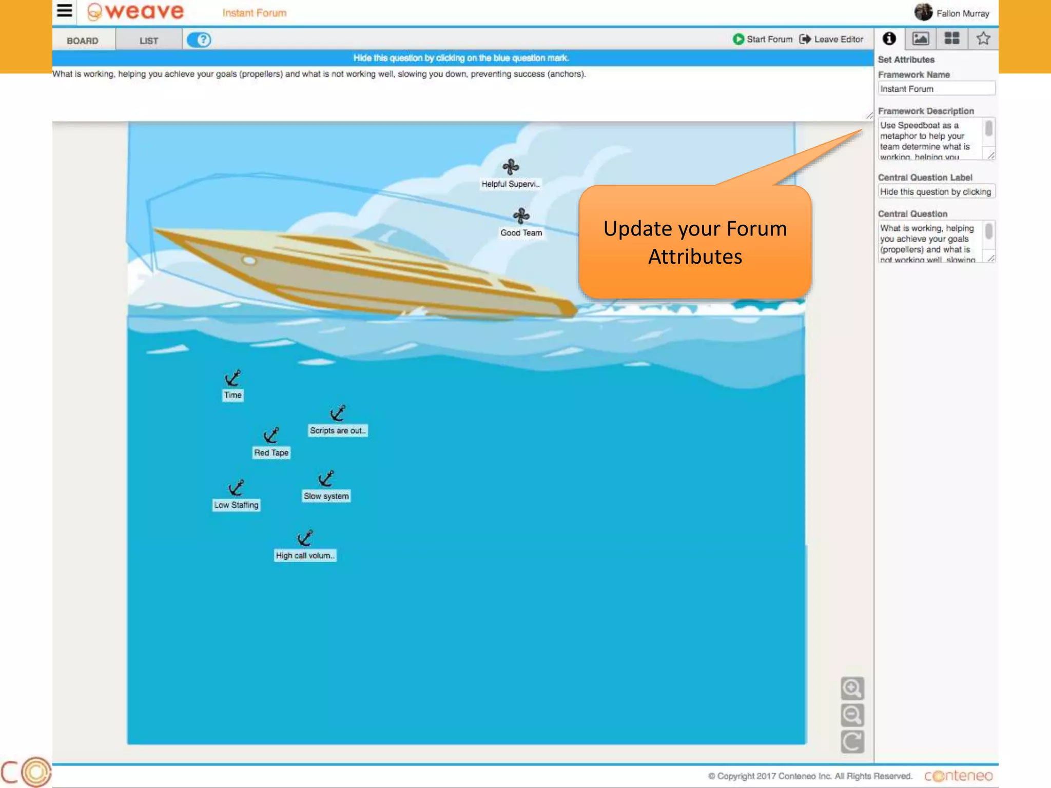 34
Update your Forum
Attributes
 