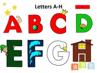 Letters A-H
 