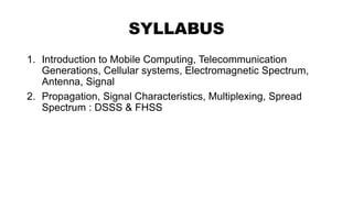 Module 01 introduction to mobile computing (1) | PPTX