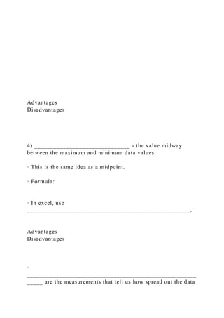 Module 01 – Basics of StatisticsClass Objectives· Define and ca.docx