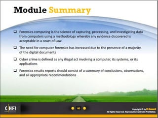 Module 01 computer forensics in todays world
