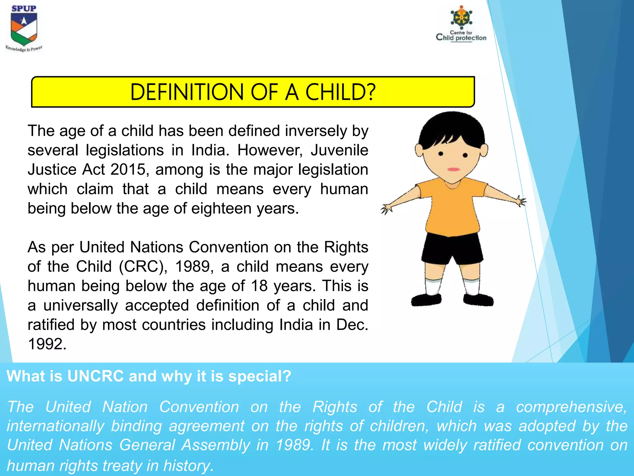 Module 01 introduction to child rights | PPTX