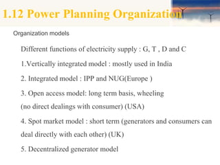 Power system Planning - Basic Techniques | PPTX