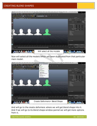Module 020 creating blend shape_e_text | DOCX