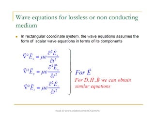 Uniform plane wave equation | PDF
