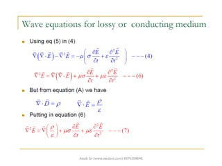 Uniform plane wave equation | PDF