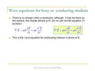 Uniform plane wave equation | PDF