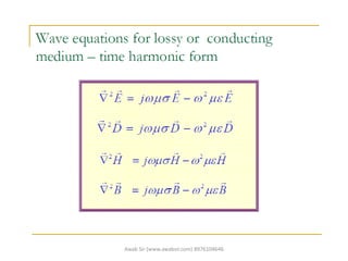 Uniform plane wave equation | PDF
