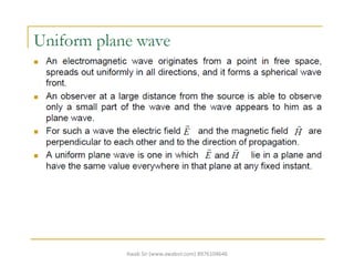 Uniform plane wave equation | PDF