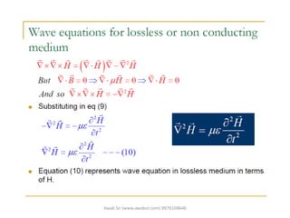 Uniform plane wave equation | PDF
