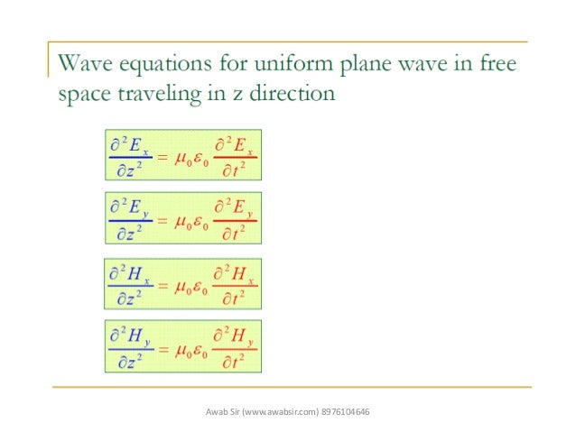 Uniform Wave Pattern Uniform Plane Wave And Its Characteristics – IAHPB