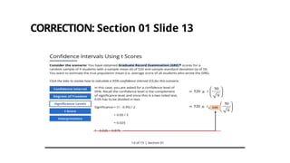 Module 04 - Slide Corrections for statistics | PDF