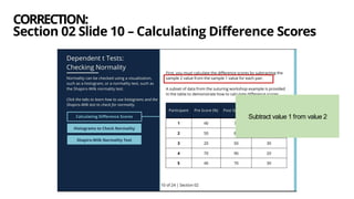 Module 04 - Slide Corrections for statistics | PDF