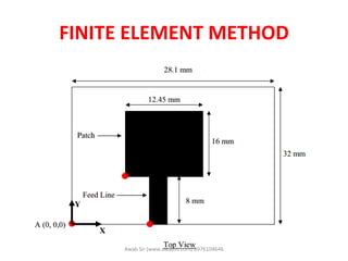 FINITE ELEMENT METHOD
Awab Sir (www.awabsir.com) 8976104646
 