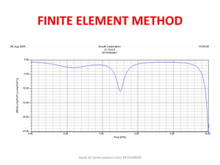FINITE ELEMENT METHOD
Awab Sir (www.awabsir.com) 8976104646
 