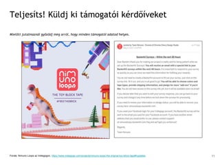 Teljesíts! Küldj ki támogatói kérdőíveket
Mielőtt jutalmaznál győződj meg arról, hogy minden támogatói adatod helyes.
Forrás: Nimuno Loops az Indiegogon, https://www.indiegogo.com/projects/nimuno-loops-the-original-toy-block-tape#/updates 11
 