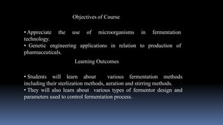 Comprehensive Overview of Fermentation Processes and Blood Products in ...