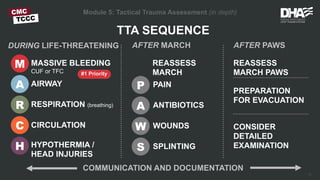 Comprehensive Tactical Trauma Assessment Training for Combat Care | PDF