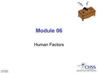 Human Factors Module Module06 human factor | PPT